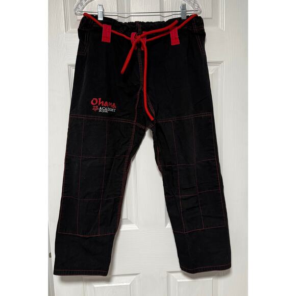 Ohana Academy Jiu Jitsu Black Pants Size M4 - Picture 2 of 11